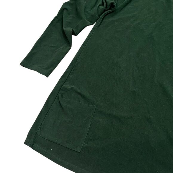 MISSLOOK Green Fleece Mini Shift Dress L - Picture 2 of 4